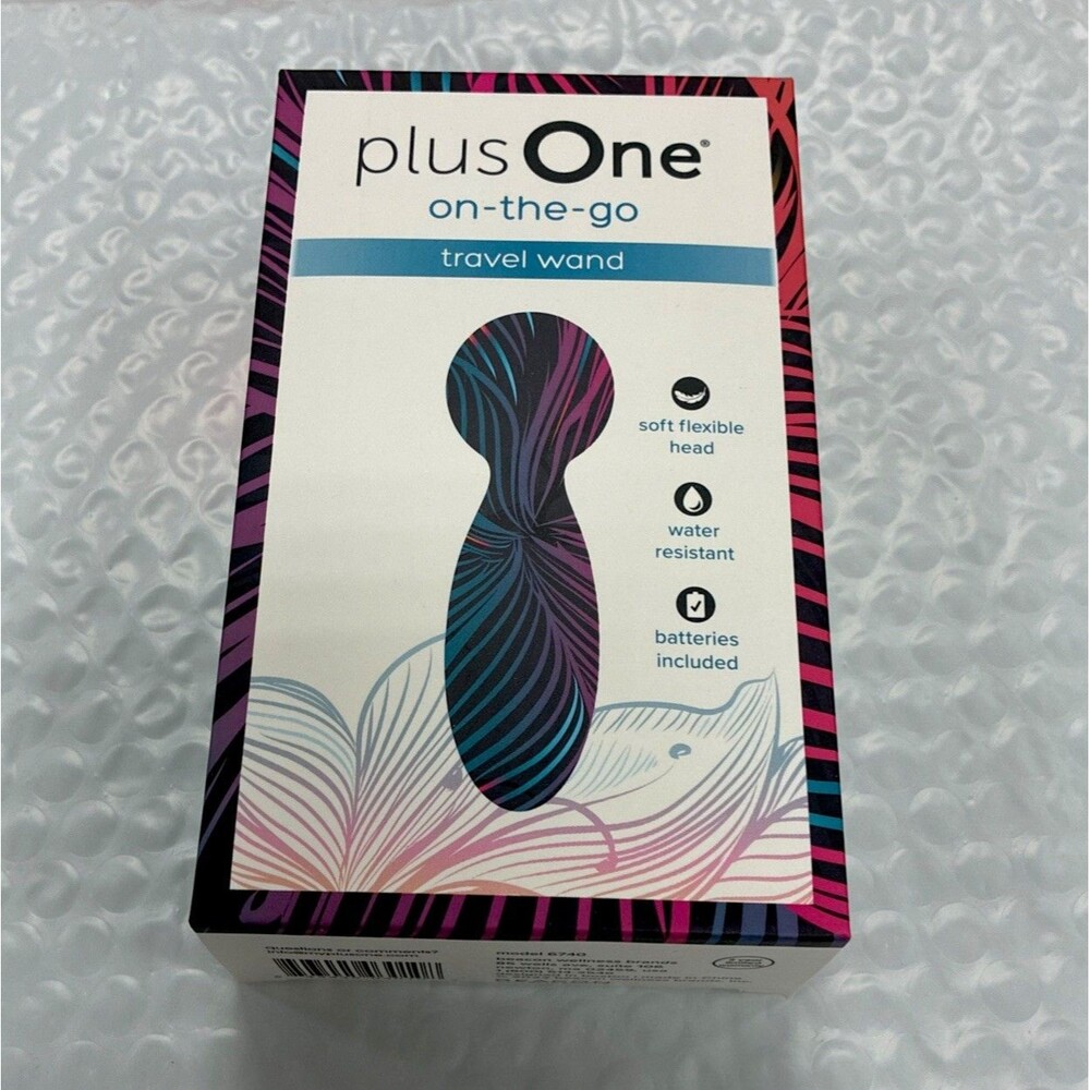 Plus One Vibrating On The Go Plug 10 Vibration Modes Waterproof Toy New In Box